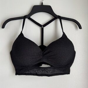 Victoria's Secret Black Textured Bralette